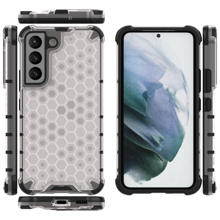 For Samsung Galaxy S22+ 5G Lanyard Honeycomb PC + TPU Case