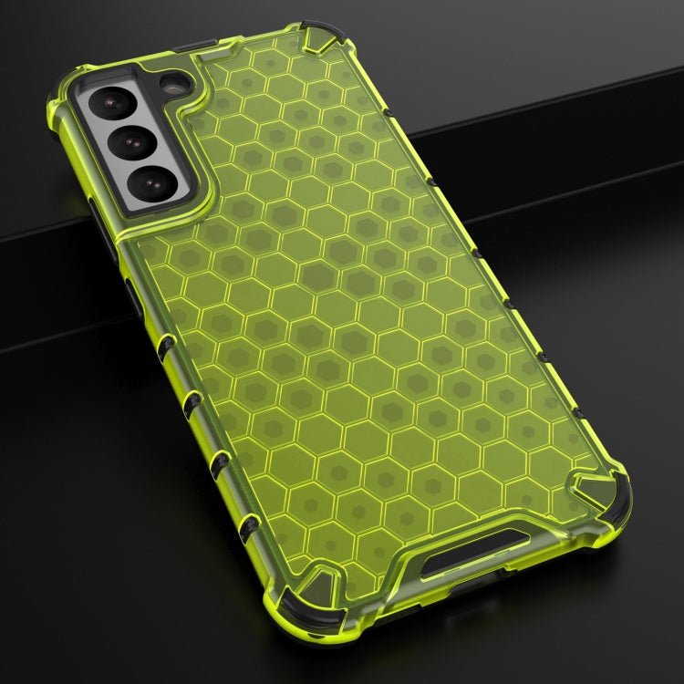 For Samsung Galaxy S22+ 5G Lanyard Honeycomb PC + TPU Case