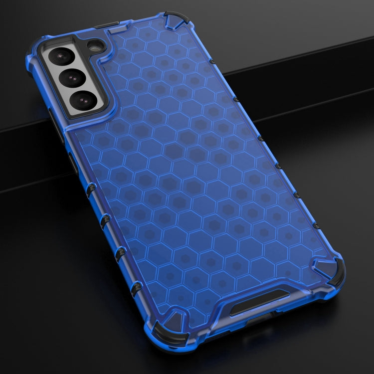 For Samsung Galaxy S22+ 5G Lanyard Honeycomb PC + TPU Case