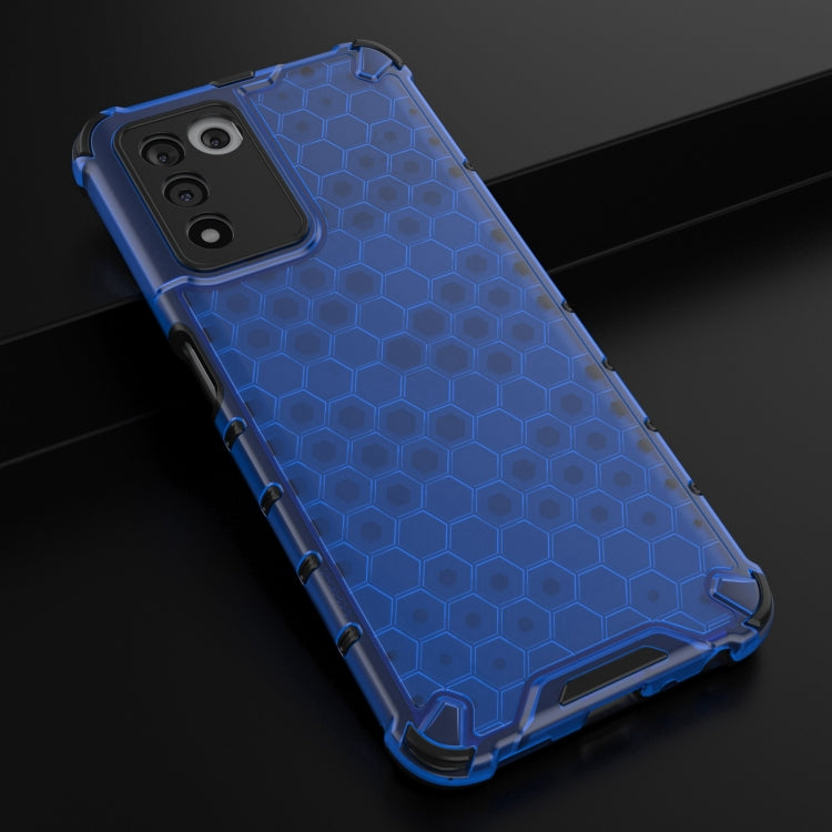 For OPPO K9S 5G Lanyard Honeycomb PC + TPU Case