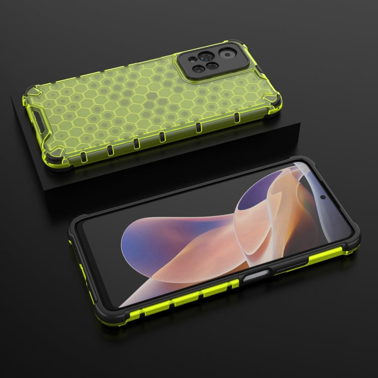For Xiaomi Redmi Note 11 Pro 5G / Note 11 Pro+ 5G Lanyard Honeycomb PC + TPU Case