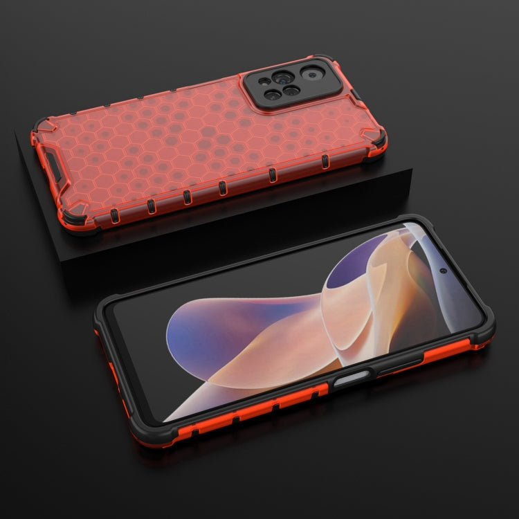 For Xiaomi Redmi Note 11 Pro 5G / Note 11 Pro+ 5G Lanyard Honeycomb PC + TPU Case