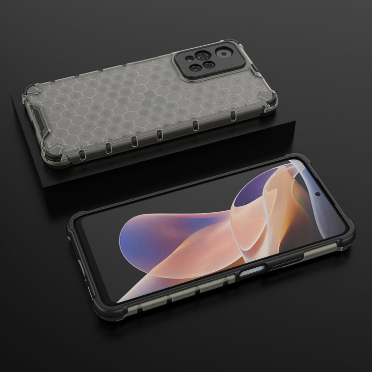 For Xiaomi Redmi Note 11 Pro 5G / Note 11 Pro+ 5G Lanyard Honeycomb PC + TPU Case