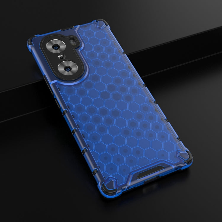 For Honor 60 Lanyard Honeycomb PC + TPU Case