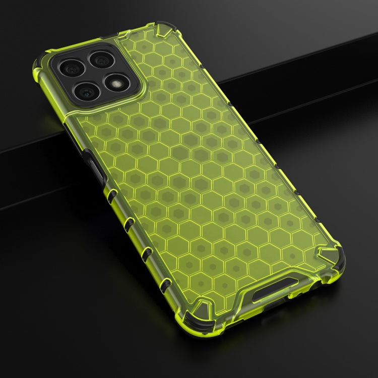 For Honor X30i Lanyard Honeycomb PC + TPU Case