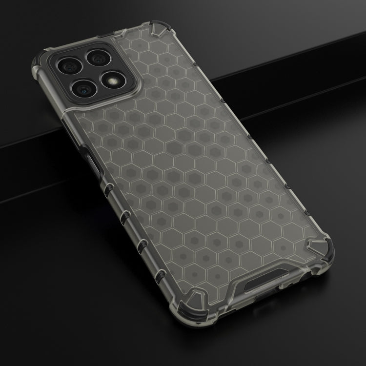For Honor X30i Lanyard Honeycomb PC + TPU Case