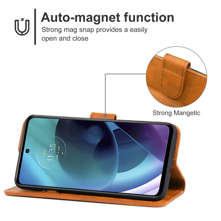Leather Phone Case For Motorola Moto G51 5G
