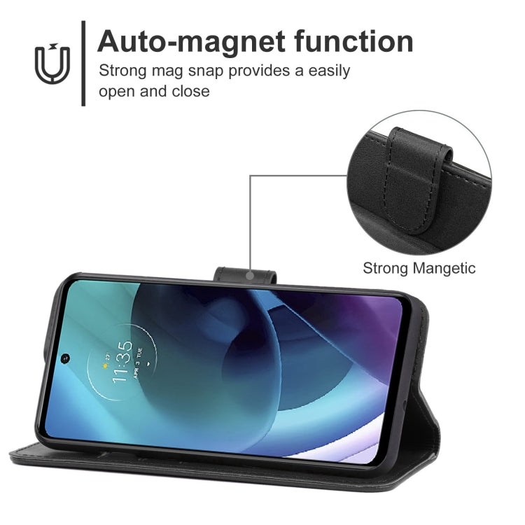 Leather Phone Case For Motorola Moto G51 5G