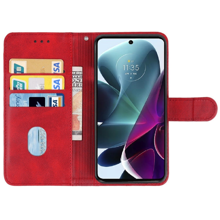 Leather Phone Case For Motorola Moto G200 5G / Edge S30