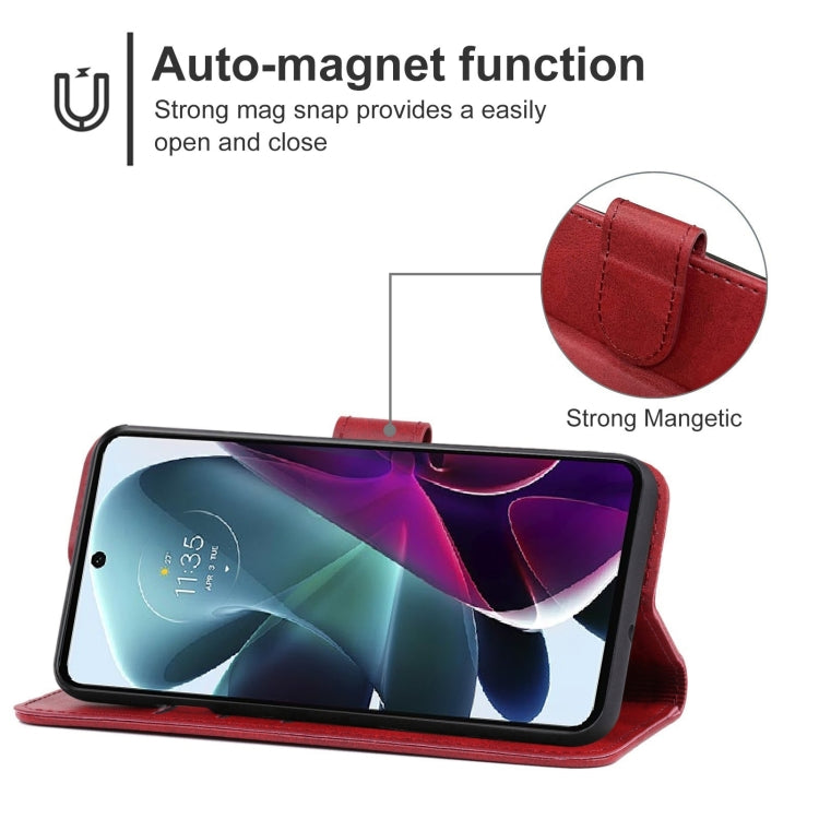 Leather Phone Case For Motorola Moto G200 5G / Edge S30
