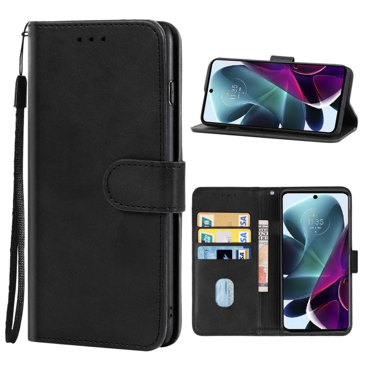 Leather Phone Case For Motorola Moto G200 5G / Edge S30