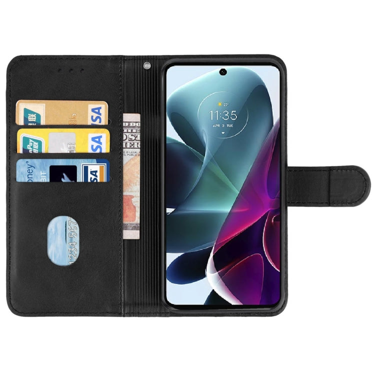 Leather Phone Case For Motorola Moto G200 5G / Edge S30