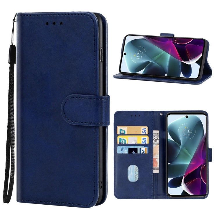 Leather Phone Case For Motorola Moto G200 5G / Edge S30