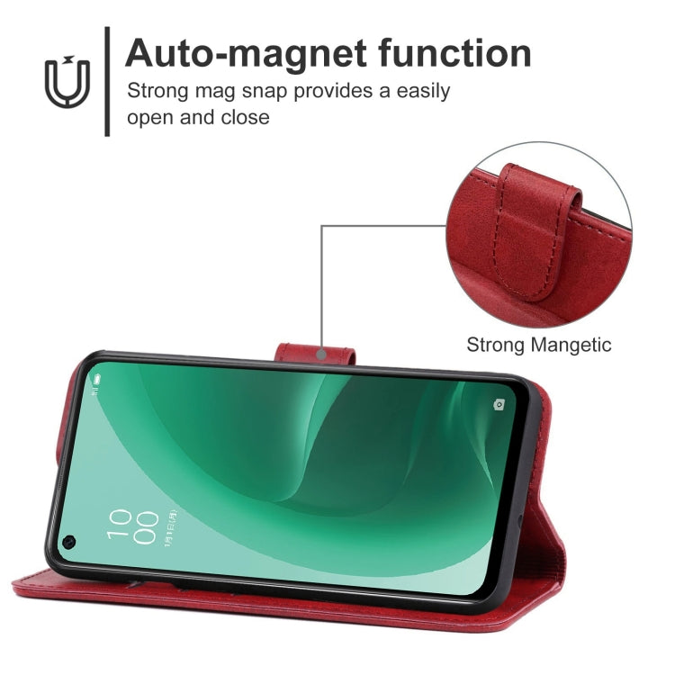 Leather Phone Case For OPPO A55s 5G