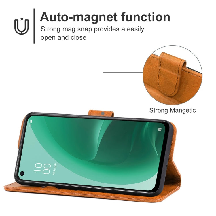 Leather Phone Case For OPPO A55s 5G