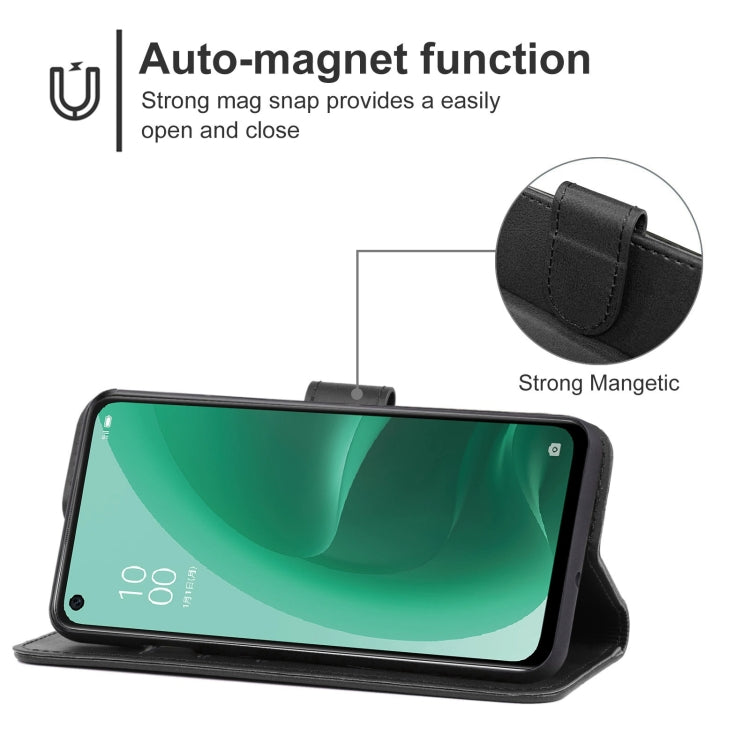 Leather Phone Case For OPPO A55s 5G