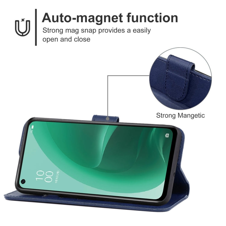 Leather Phone Case For OPPO A55s 5G