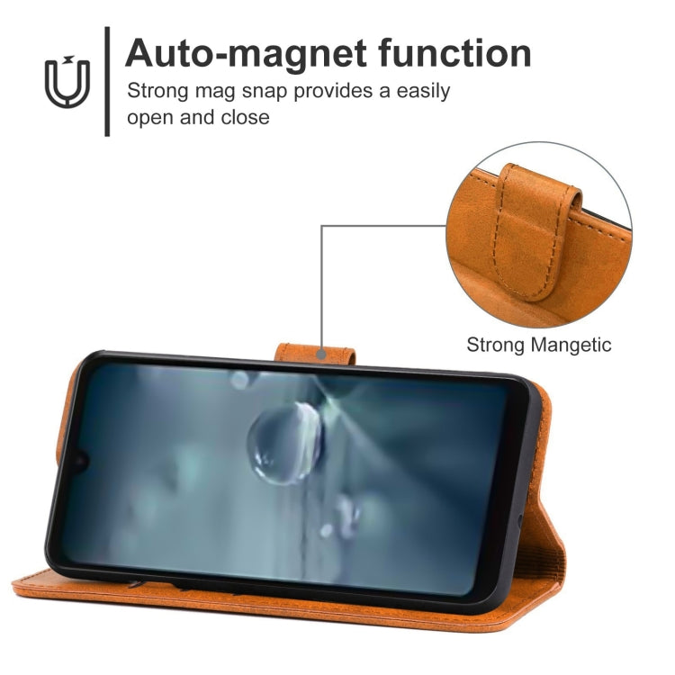 Leather Phone Case For Sharp Aquos Wish SHG06