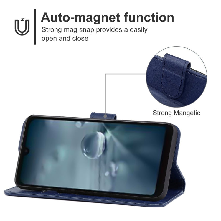 Leather Phone Case For Sharp Aquos Wish SHG06