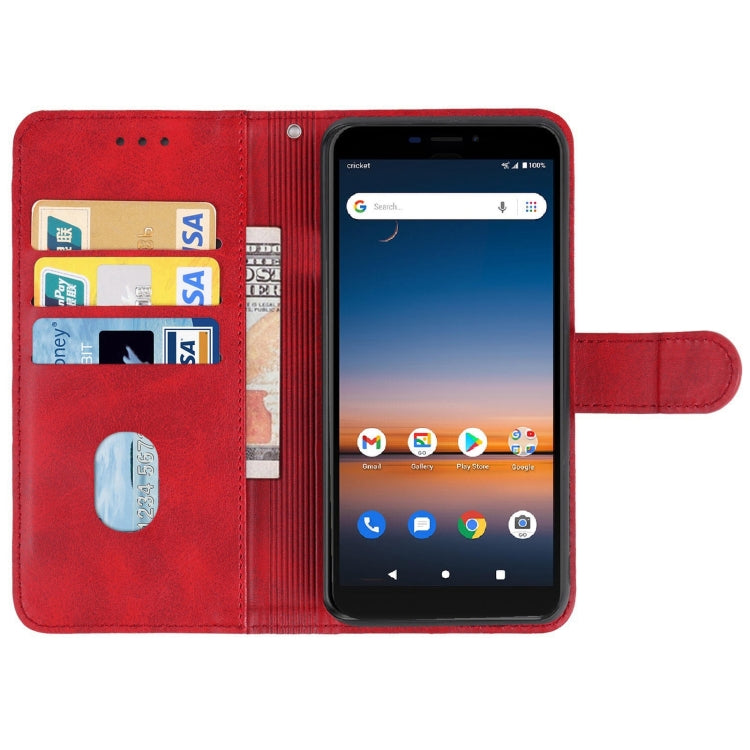 Leather Phone Case For Cricket Debut / AT&T Calypso 2