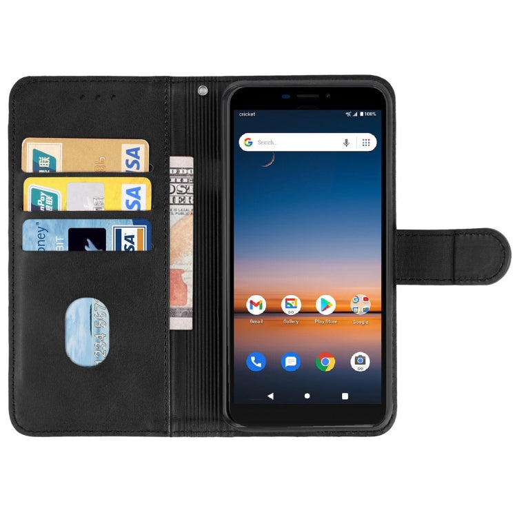 Leather Phone Case For Cricket Debut / AT&T Calypso 2