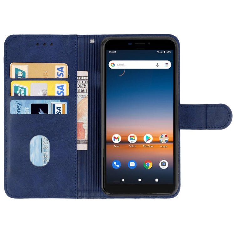Leather Phone Case For Cricket Debut / AT&T Calypso 2