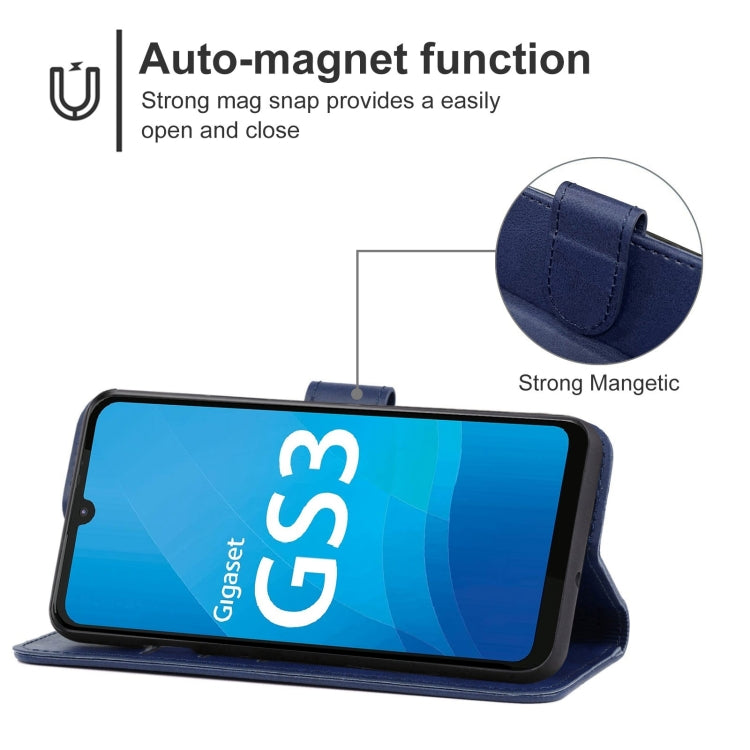 Leather Phone Case For Gigaset GS3