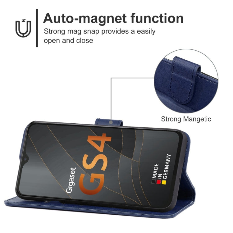 Leather Phone Case For Gigaset GS4 / GS4 Senior