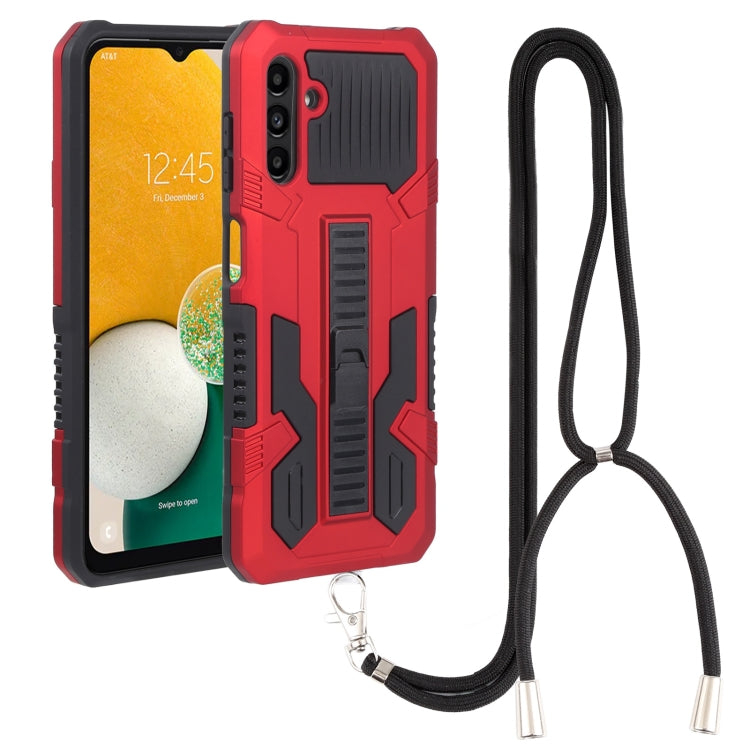 For Samsung Galaxy A13 5G Lanyard All Inclusive Double-color TPU + PC Phone Case