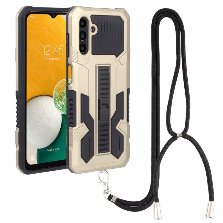For Samsung Galaxy A13 5G Lanyard All Inclusive Double-color TPU + PC Phone Case