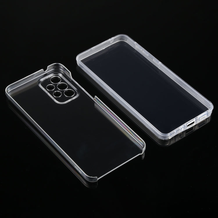 For Samsung Galaxy A33 5G PC+TPU Double-Sided All-Inclusive Transparent Phone Case