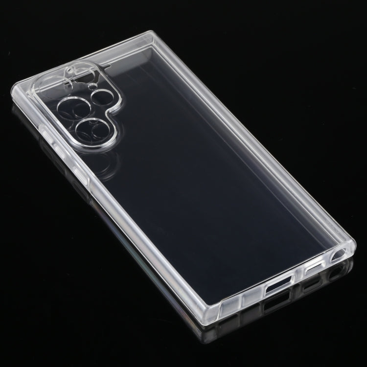 For Samsung Galaxy S22 Ultra 5G PC+TPU Double-Sided All-Inclusive Transparent Phone Case