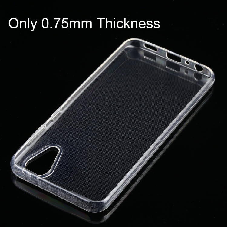 For Samsung Galaxy A03 Core 0.75mm Ultra-thin Transparent TPU Soft Phone Case