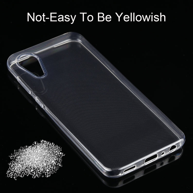 For Samsung Galaxy A03 Core 0.75mm Ultra-thin Transparent TPU Soft Phone Case