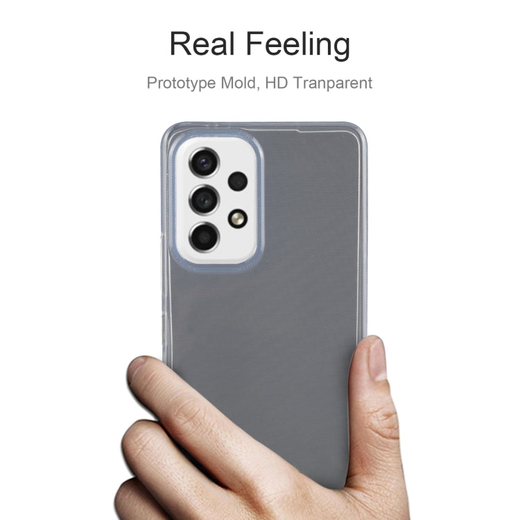 For Samsung Galaxy A53 5G 0.75mm Ultra-thin Transparent TPU Soft Phone Case