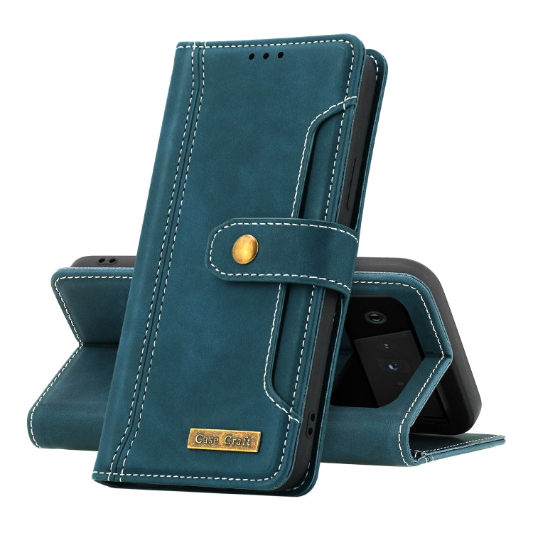 For Google Pixel 6 Copper Buckle Leather Phone Case