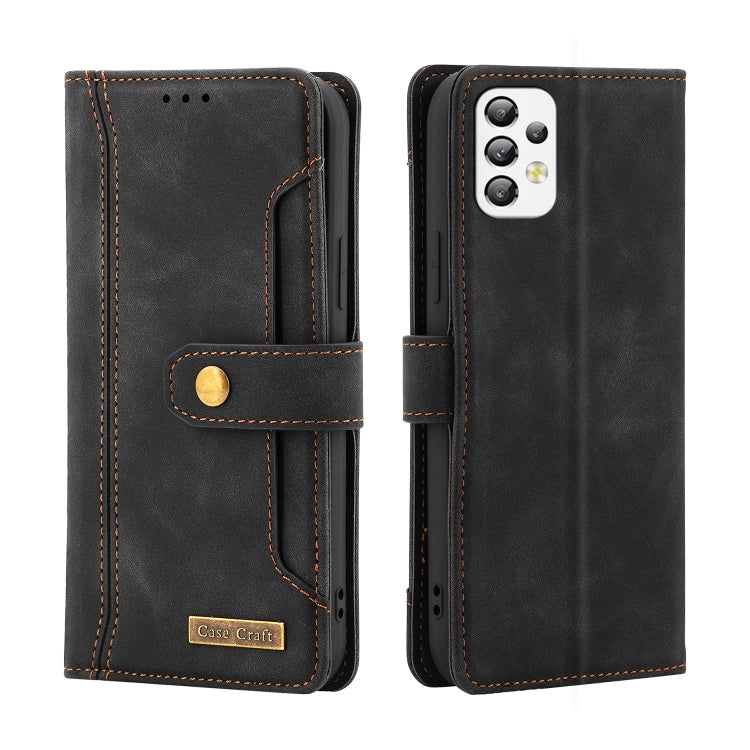 For Samsung Galaxy A33 5G Copper Buckle Leather Phone Case