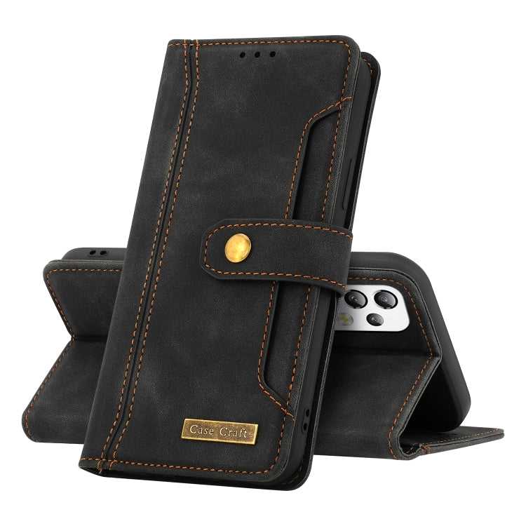For Samsung Galaxy A33 5G Copper Buckle Leather Phone Case