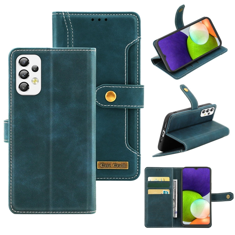For Samsung Galaxy A33 5G Copper Buckle Leather Phone Case