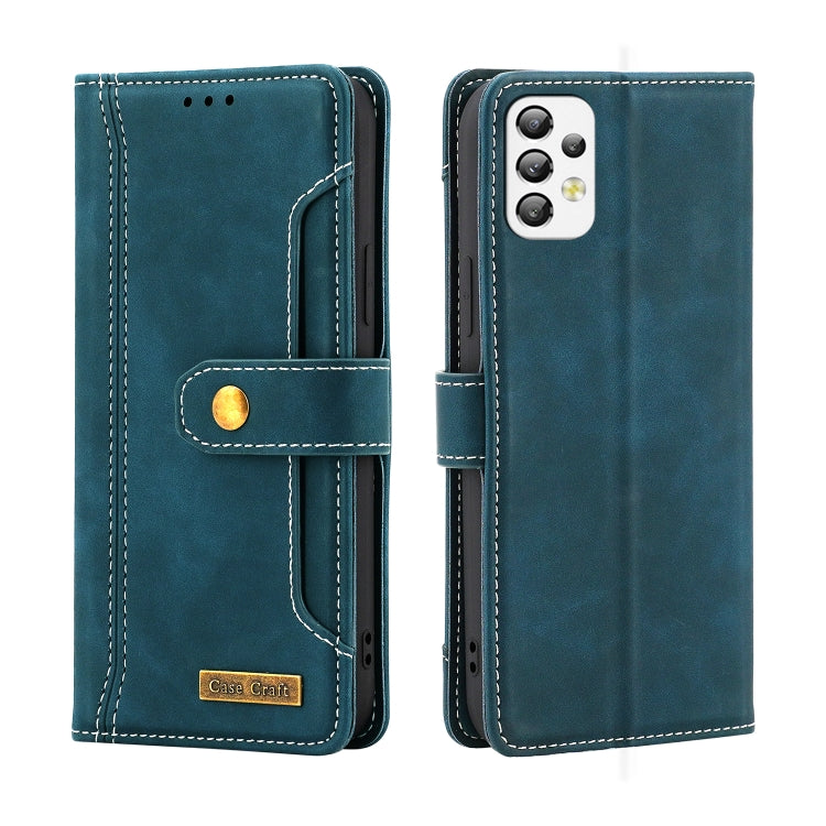 For Samsung Galaxy A33 5G Copper Buckle Leather Phone Case