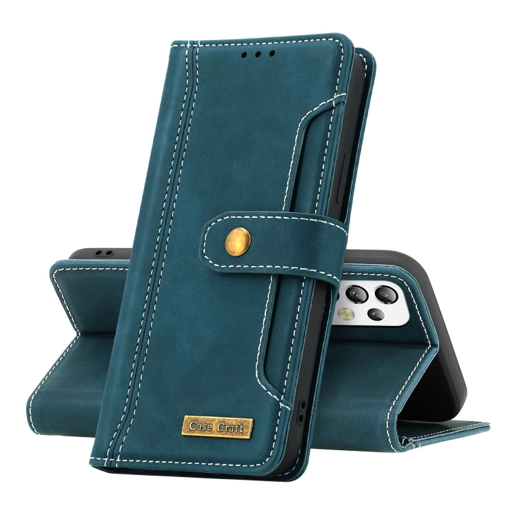 For Samsung Galaxy A33 5G Copper Buckle Leather Phone Case