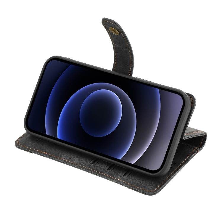 For Samsung Galaxy S22 Ultra 5G Copper Buckle Leather Phone Case