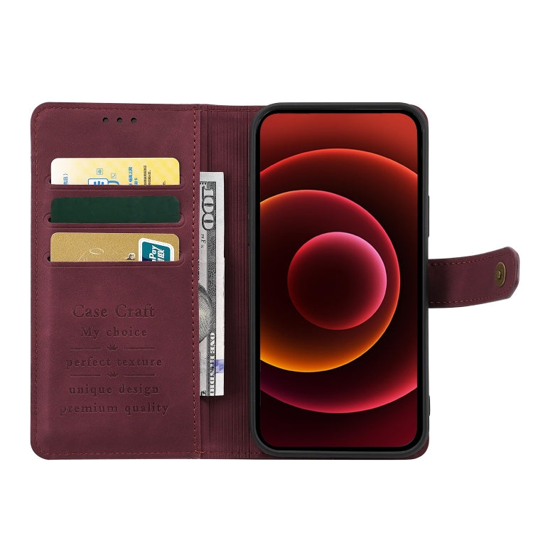 For Samsung Galaxy S22 5G Copper Buckle Leather Phone Case