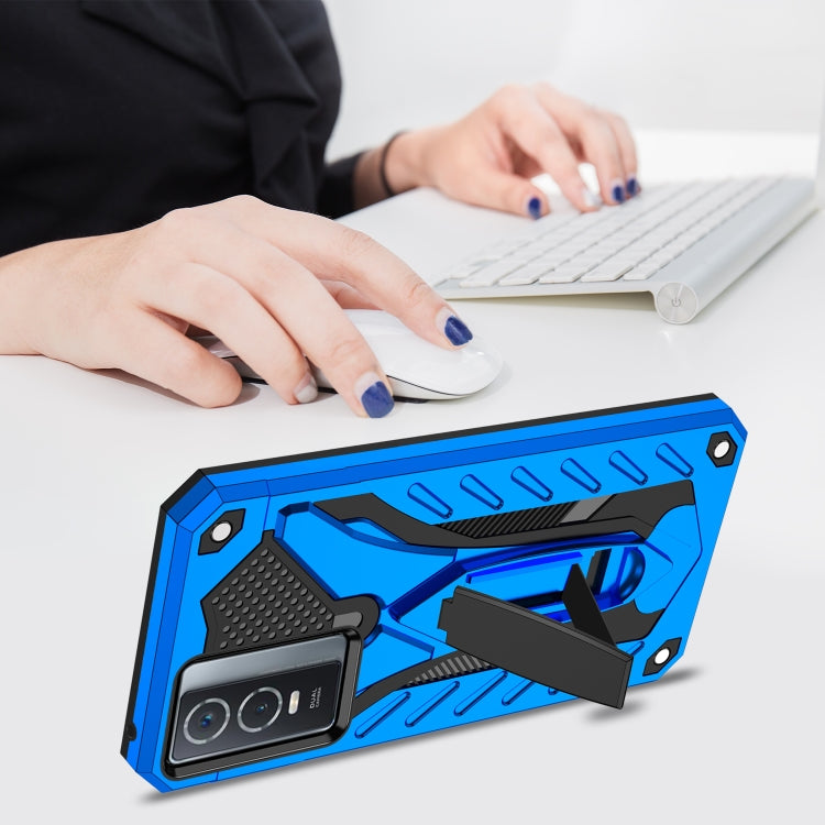 For vivo Y76 / Y76s Shockproof TPU + PC Phone Case