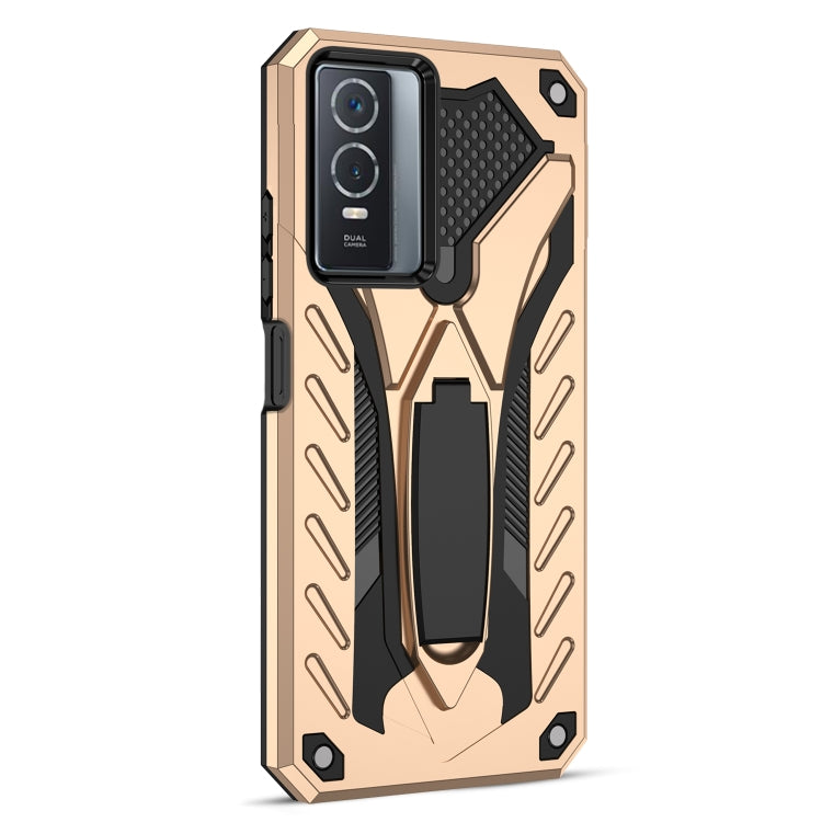 For vivo Y76 / Y76s Shockproof TPU + PC Phone Case