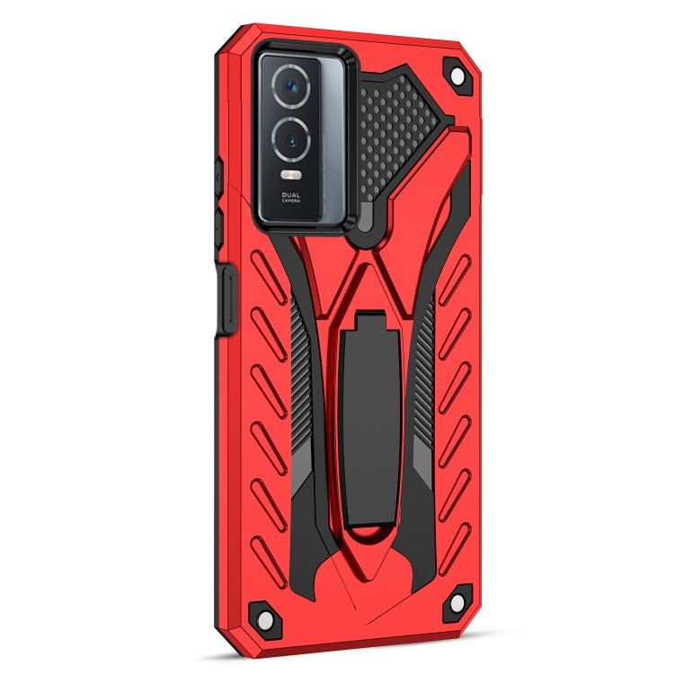 For vivo Y76 / Y76s Shockproof TPU + PC Phone Case