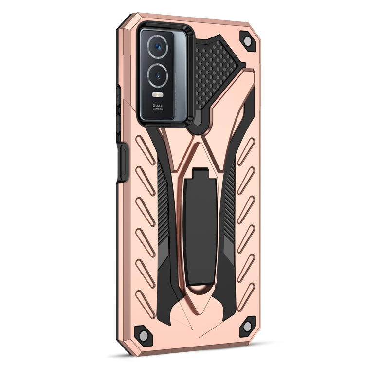 For vivo Y76 / Y76s Shockproof TPU + PC Phone Case