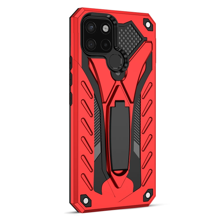 For Infinix Smart 6 Shockproof TPU + PC Phone Case(Red)