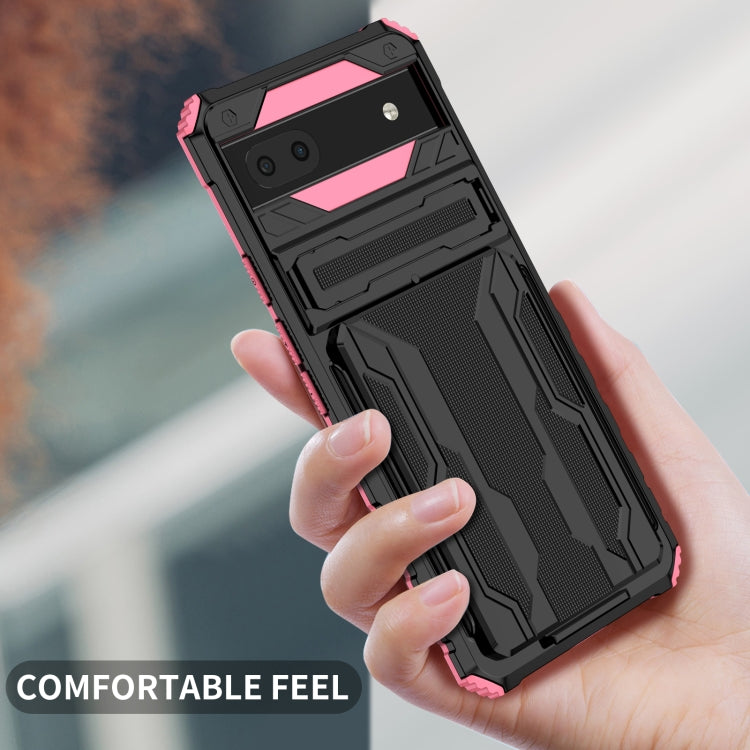For Google Pixel 6a Armor Card PC + TPU Phone Case