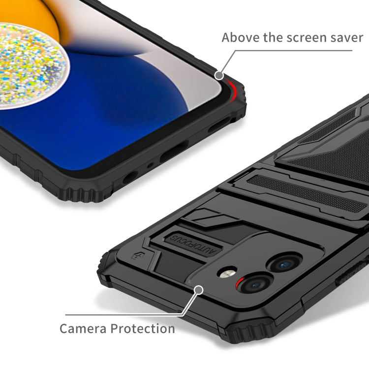 For Samsung Galaxy A03s 166mm Version Armor Card PC + TPU Phone Case